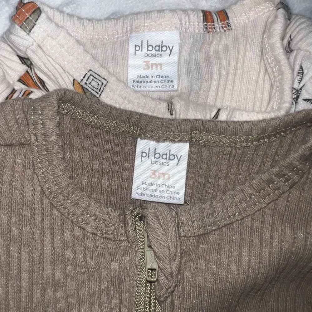 pl baby basics baby Ribbed Footie Set